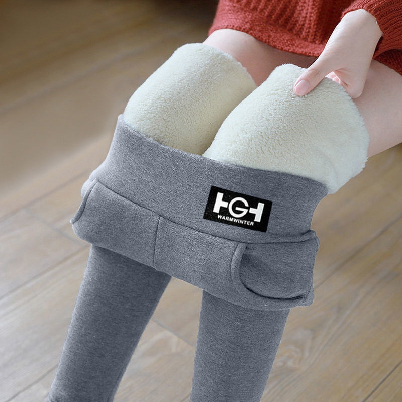 🌈🌟🔥【M-3XL】Abrigo confeccionado con cálido terciopelo de lana merina engrosado, con leggings de terciopelo austriaco para otoño e invierno.