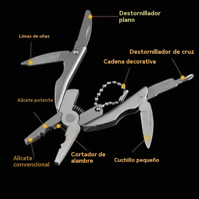 🔧🔥【Compra uno y llévate otro gratis】Alicates portátiles multifuncionales, alicates plegables multiusos
