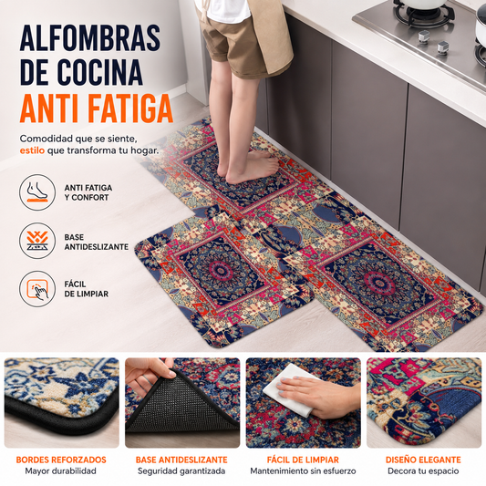 🧽 (40*60 cm + 40*120 cm)✨ Alfombra de cocina de diatomita antideslizante súper absorbente