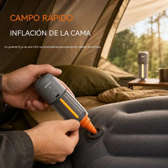 📢📢 1 juego 33 euro⏰ Bomba de aire portátil para exteriores con función de inflado y desinflado, luz de emergencia, luz ambiental y modo SOS; ideal para flotadores de piscina, botes inflables y colchones de aire.