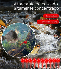 🎣Señuelo dinámico de cuentas suaves, señuelo biónico