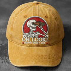 🧢💯Gorra de béisbol bordada con calavera