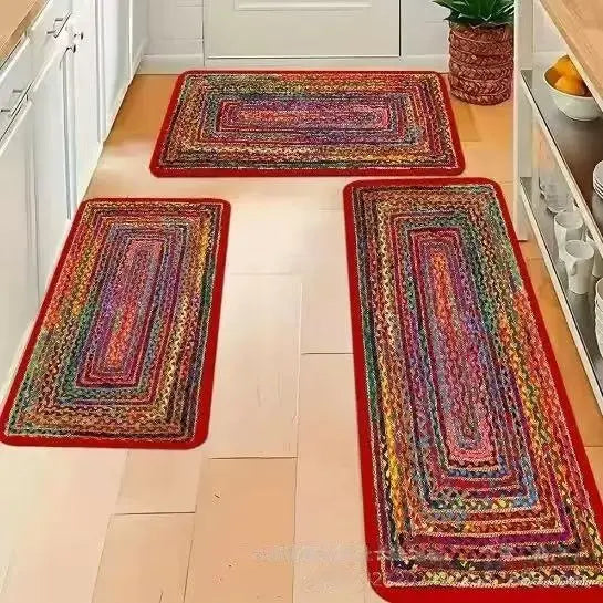 📢📢¡40% de descuento por tiempo limitado! 【40*60+40*120cm】⏰Elegante alfombra tejida para pasillo