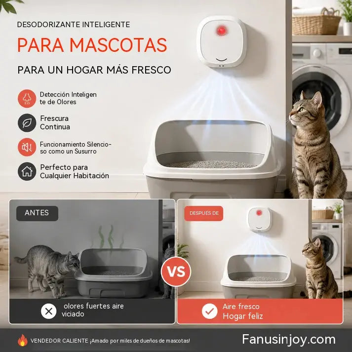 ✨🐾Desodorante inteligente y silencioso para mascotas
