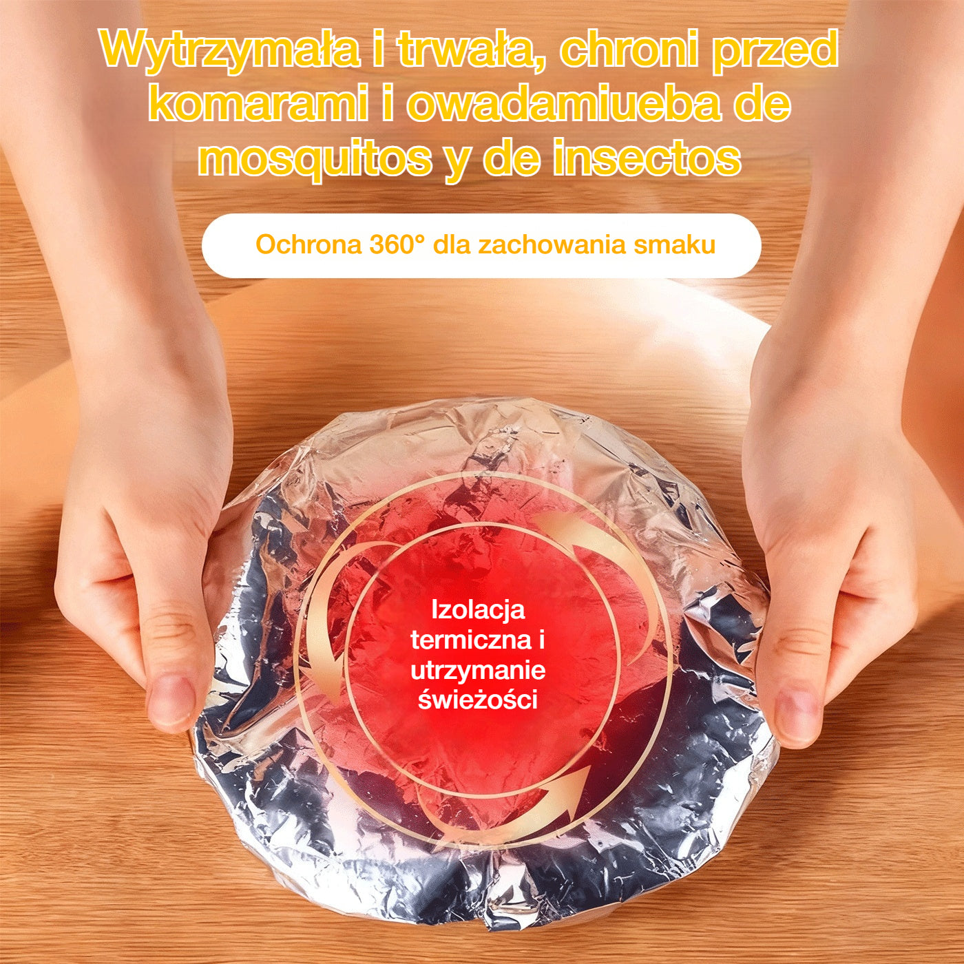 📢📢 50% ZNIŻKI!⏰【100 sztuk】 Pokrowiec izolacyjny z folii aluminiowej