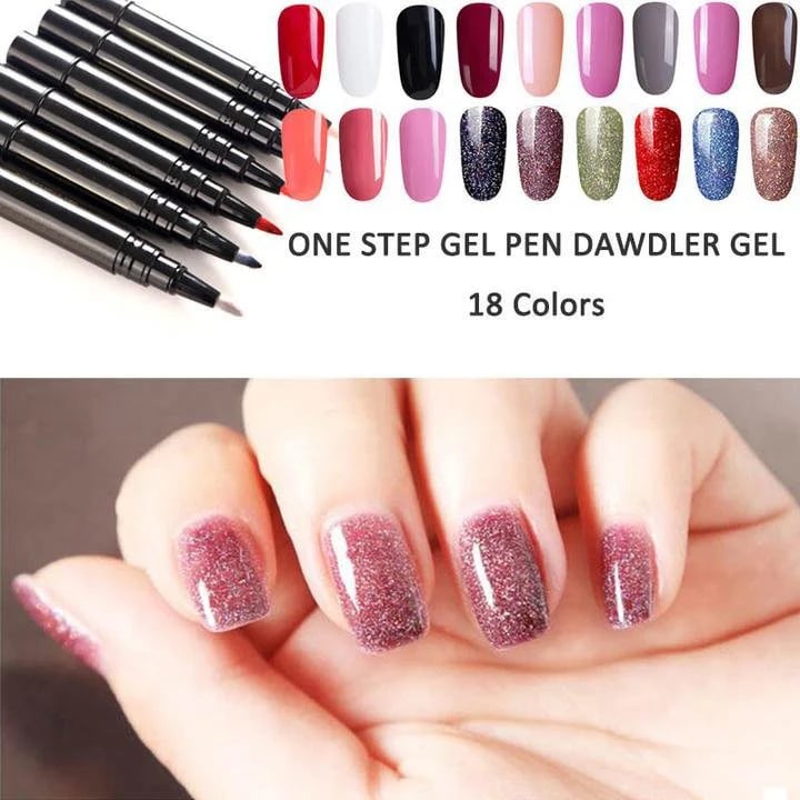 ✨️【4 piezas】💅🌈Lápiz de esmalte de uñas 3 en 1