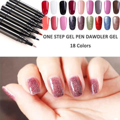 ✨️【4 piezas】💅🌈Lápiz de esmalte de uñas 3 en 1