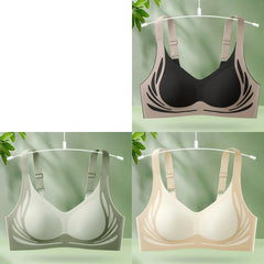 😍【Paquete de 3】Sujetador de una pieza sin aros para mujer❤️【40-85 kg】