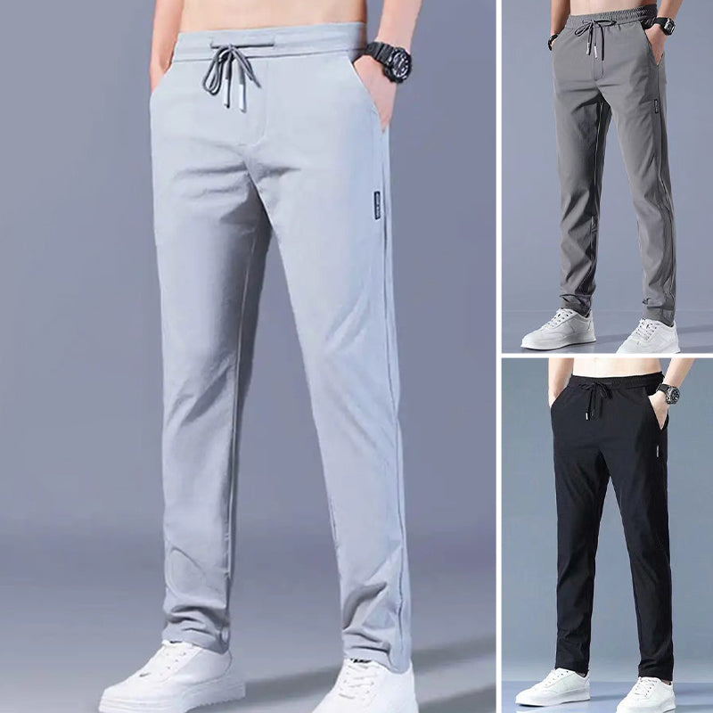 【Compre 1 y obtenga 1 gratis】👖【M-5XL】2025 nuevos pantalones elásticos informales para hombre, cómodos y a la moda