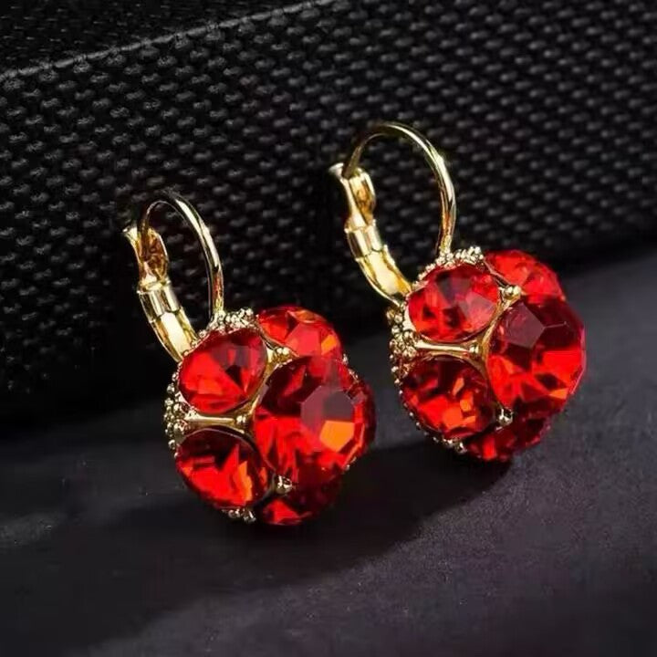 【Compra uno y llévate otro gratis】💎 Pendientes de cristal brillantes: deslumbrantes y elegantes, con un encanto irresistible.