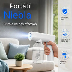 🐕⏰ Pistola pulverizadora desinfectante de luz azul portátil