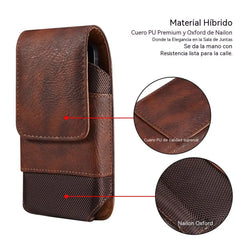 🔥 Funda para Móvil con Clip para Cinturón – Cierre Magnético, Resistente y con Ranura para Tarjetas