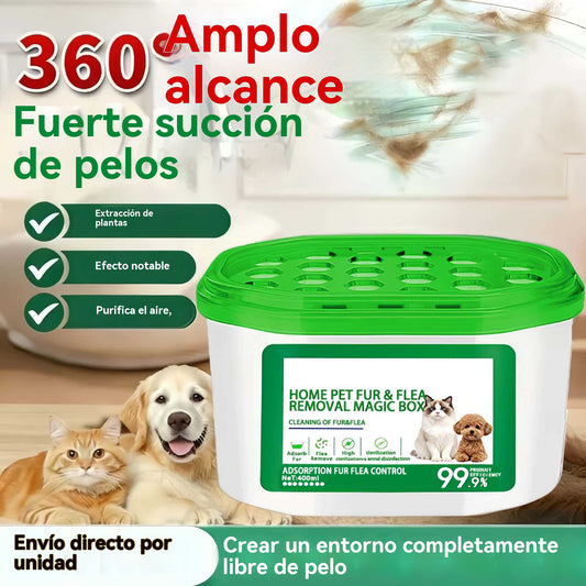 【Compra 1 llévate 1 gratis：2 artículos en total】🔥 OFERTA 2026 - Caja mágica para eliminar el pelo y el olor de mascotas en el hogar