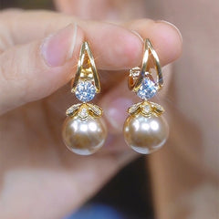 💋Pendientes de plata con perlas de lujo francés de nuevo estilo 2026