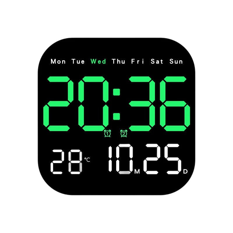 🕰️ Predalo sa viac ako 50 000 kusov! 🛏️ Digitálne hodiny do domácnosti a kancelárie: zobuďte sa jemne a zabudnite na otravné budíky! Nastaviteľný jas, tichá prevádzka v noci. 🌙