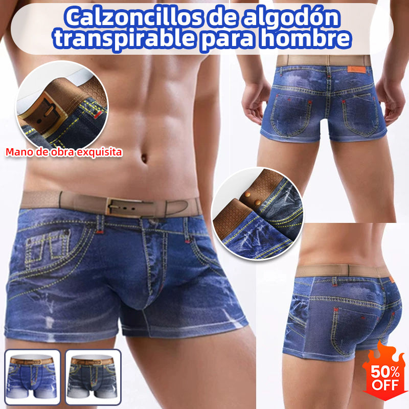 🩳Compre 2 y obtenga 2 gratis（4 piezas）Calzoncillos de algodón transpirable para hombre