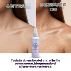 🥳Producto más vendido de 2026🥳💞 ¡Más de 50.000 unidades vendidas! ✨💎 Spray de purpurina para cuerpo y cabello: seguro y no irritante, apto para ropa y cabello. 👗✨