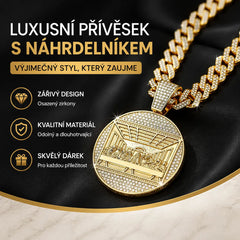📢📢Sleva 40 %!!✨ Třpytivý kubánský přívěsek | Okamžitě pozvedněte svůj styl 💎
