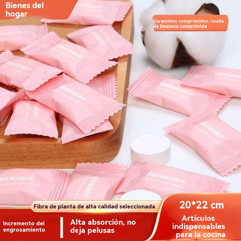 【200 piezas】toallas desechables, toallas faciales comprimidas portátiles