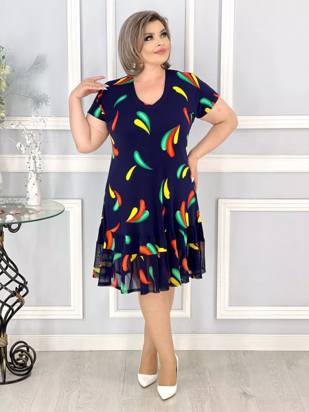 😍[S-5XL] 2025 Nueva falda transpirable con estampado de columpio de flores