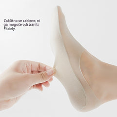 🧦【10 parov 23 €】 Ženske nedrseče, nevidne, ultra tanke silikonske nogavice z nizkim izrezom