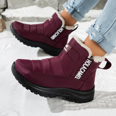 🔥Botas de nieve impermeables y cálidas de terciopelo para exteriores