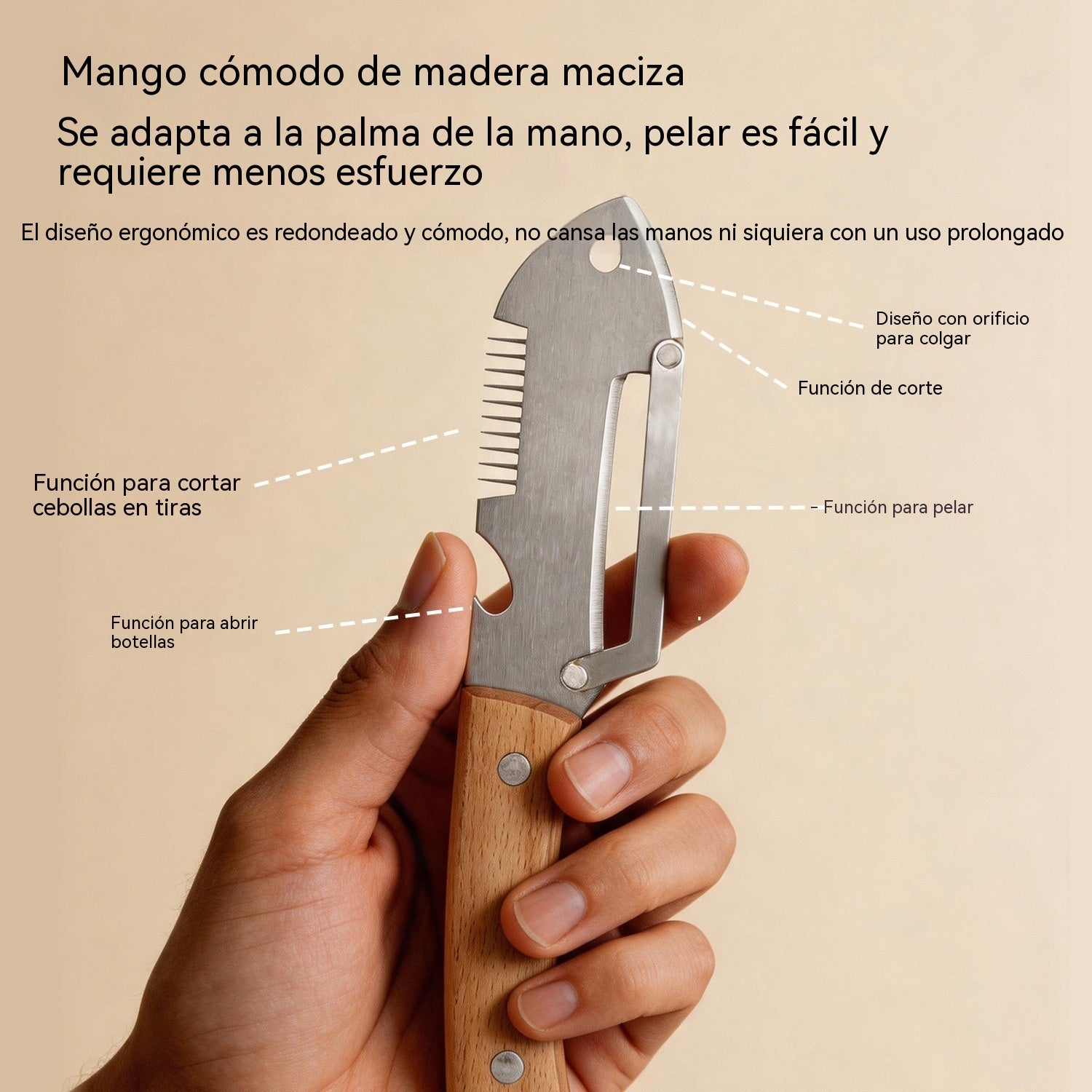 🌶️【Compra 1 y llévate 1 gratis】🥔Nuevo pelador/rebanador multifuncional 3 en 1