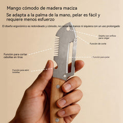 🌶️【Compra 1 y llévate 1 gratis】🥔Nuevo pelador/rebanador multifuncional 3 en 1