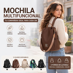 Bolso bandolera de tela Oxford ligero, multifuncional, de gran capacidad y antirrobo.