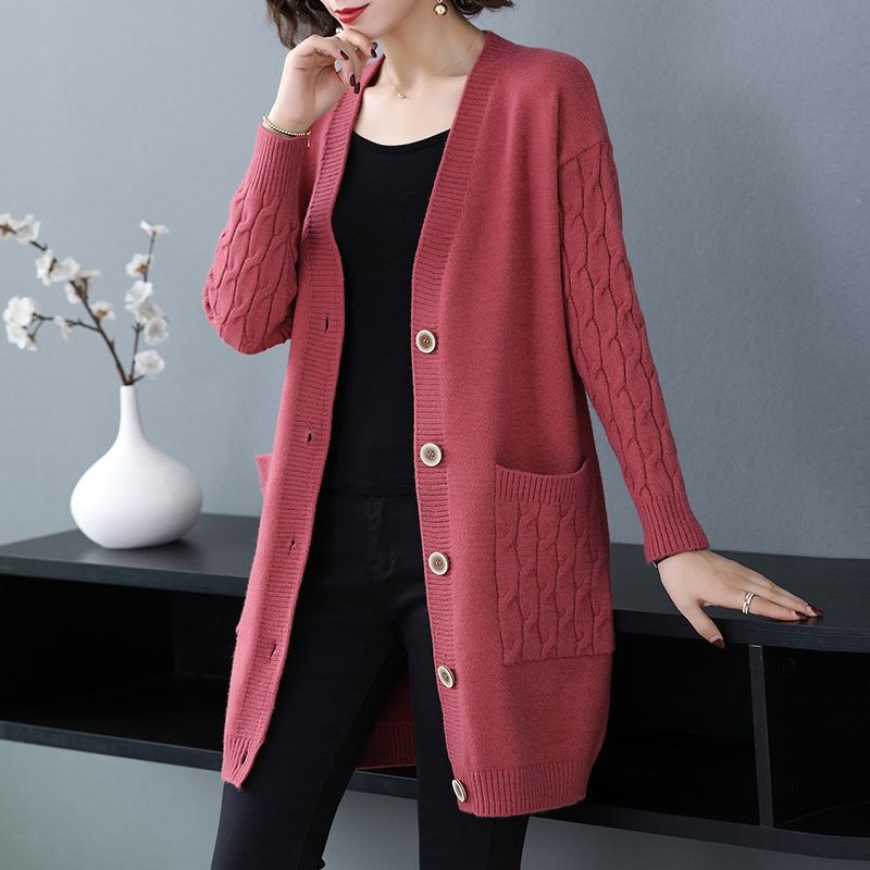 【Novedad】 Cárdigan holgado y grueso para mujer, otoño e invierno 2025