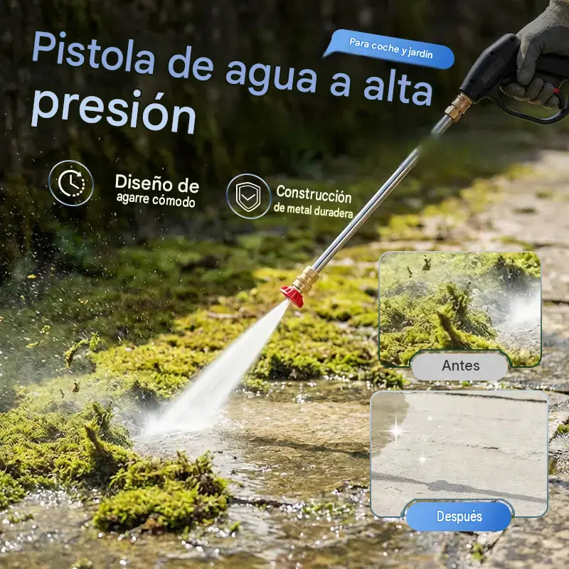 🚗 Pistola de lavado de coches de alta presión, herramienta de limpieza para el hogar y el jardín, pistola de agua a alta presión