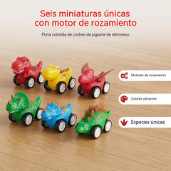 🚛Camión de juguete de dos pisos para transportar dinosaurios