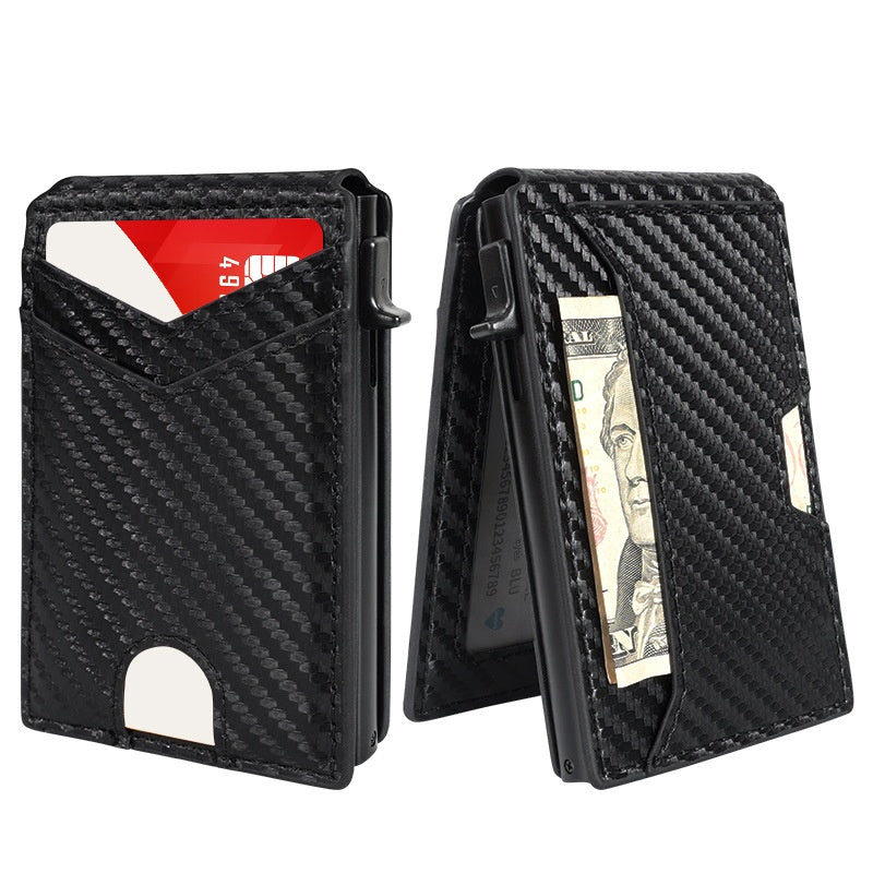 🔒 Cartera Inteligente Pop-Up con RFID – Acceso Rápido y Estilo Premium