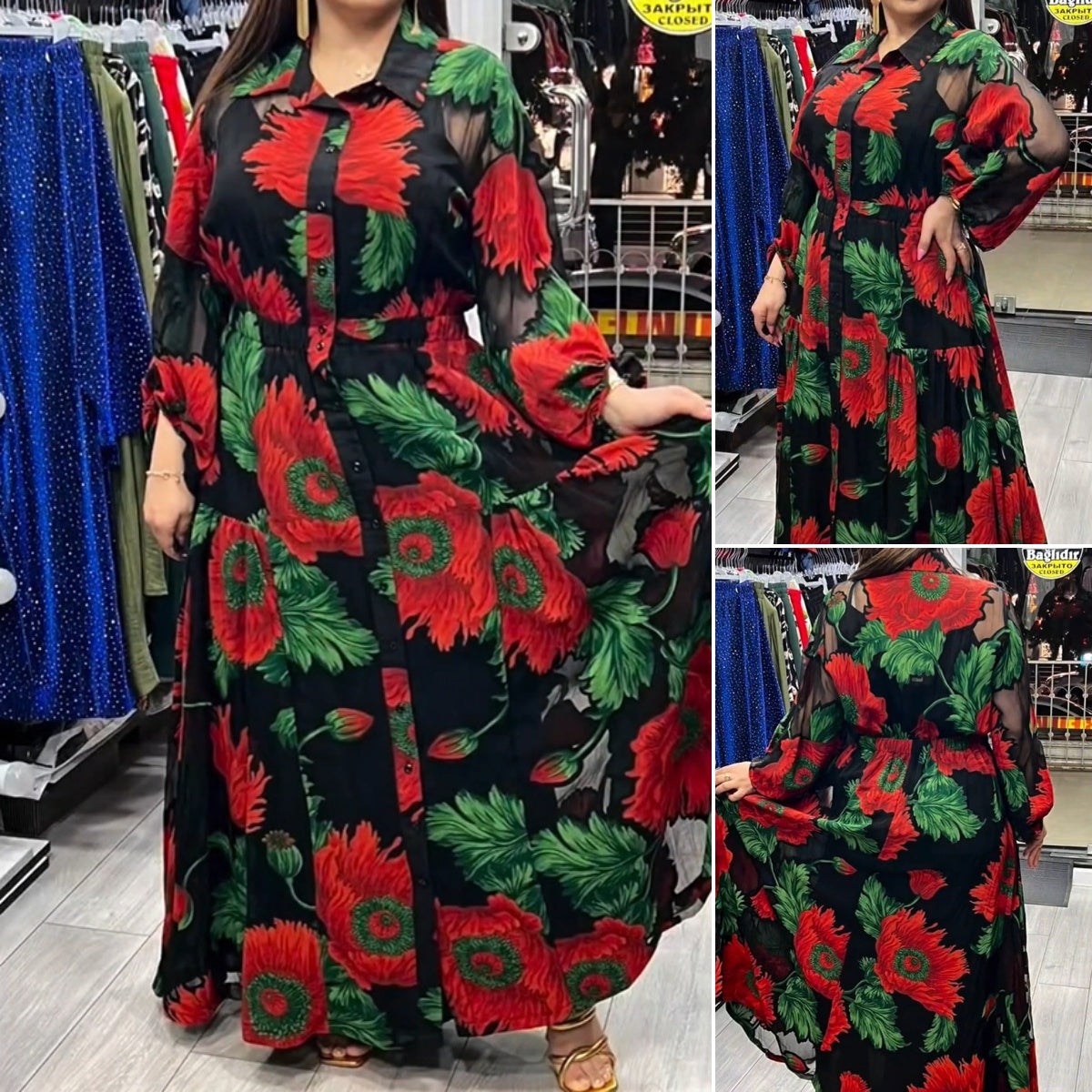 💕💕【S-5XL】Vestido Dahlia Nuevo 2025, Elegante y Hermoso