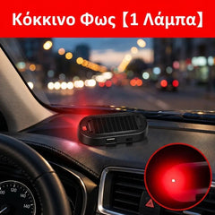 1 unidad 24 € 🎁🚗💥 Luz de advertencia antirrobo LED compacta con energía solar