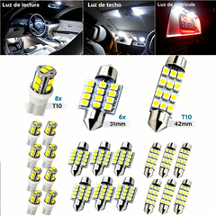 👍👍 1 juego de 20 piezas: paquete de 20 luces LED para coche (común a todos los modelos)