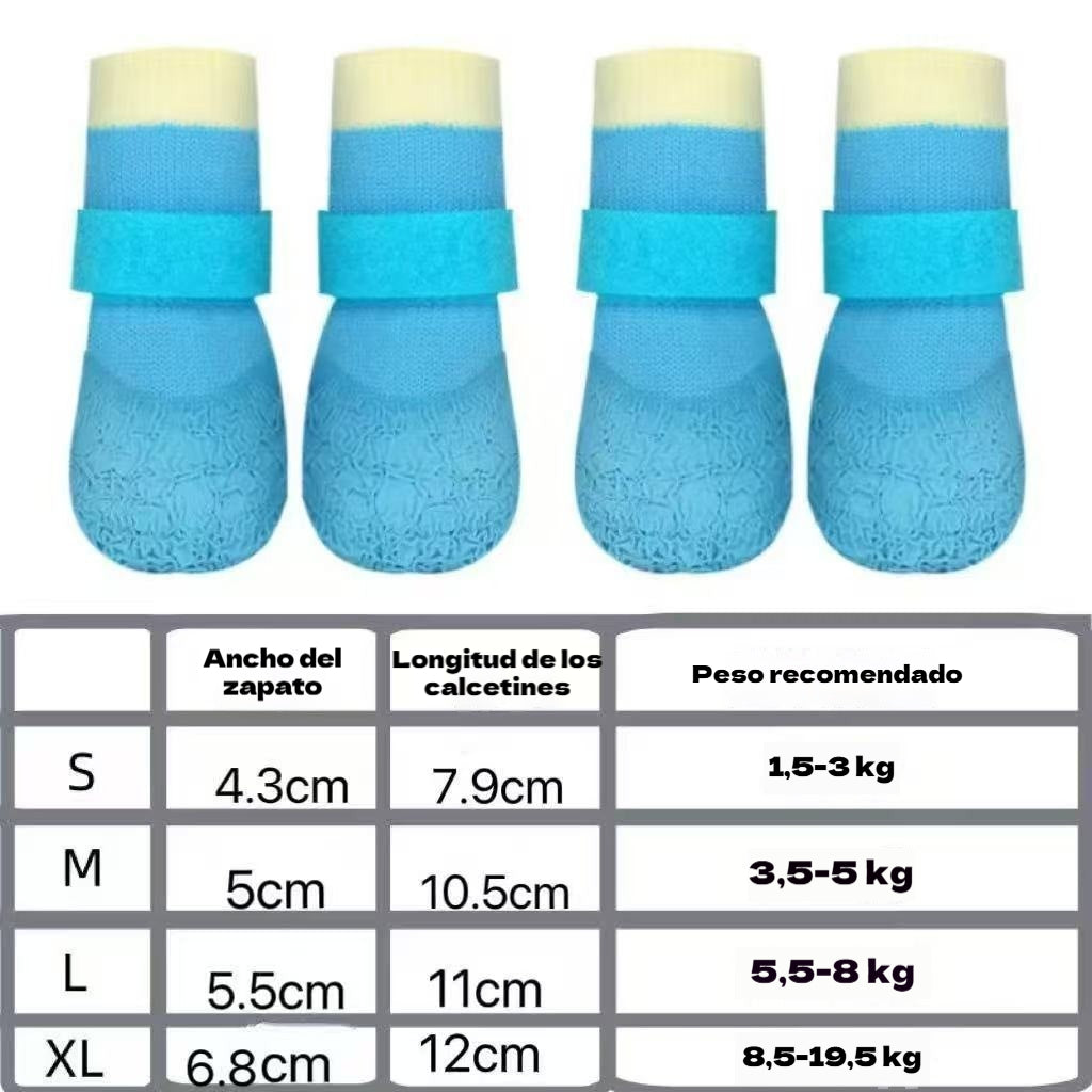 ✨【S-XL】🐾🐾Almohadillas antideslizantes e impermeables para las patas de las mascotas, aptas para todas las estaciones.