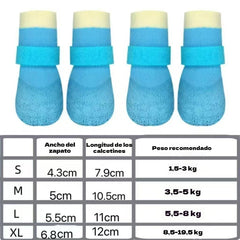 ✨【S-XL】🐾🐾Almohadillas antideslizantes e impermeables para las patas de las mascotas, aptas para todas las estaciones.