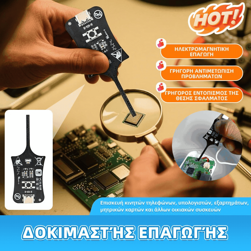 🔥【Compre 1 y obtenga 1 gratis】🛠️Probador de inductancia OSS. 📱Solución de problemas de inductores en placas base de teléfonos móviles. ⚡Instrumento de medición de inducción electromagnética.