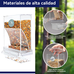 🐦🔥Comedero automático para pájaros sin derrames