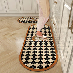 【45*75cm】💥Oferta por tiempo limitado💥Nueva alfombra de cocina de barro de diatomeas, absorbente de agua, antideslizante y resistente a la suciedad