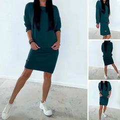 🎁2025 nuevo vestido ajustado de algodón para mujer