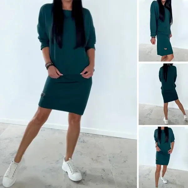 🎁2025 nuevo vestido ajustado de algodón para mujer