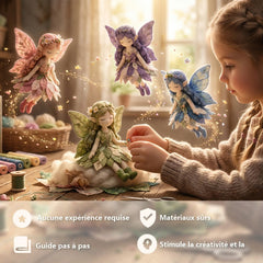 🌸50% de descuento - Serie de costura de cuentos de hadas - Set de muñecas de hadas de patchwork para hacer tú mismo✨👼
