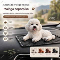 🐶✨ Okrasek za avto v obliki kodrasta: najljubša popestritev armaturne plošče