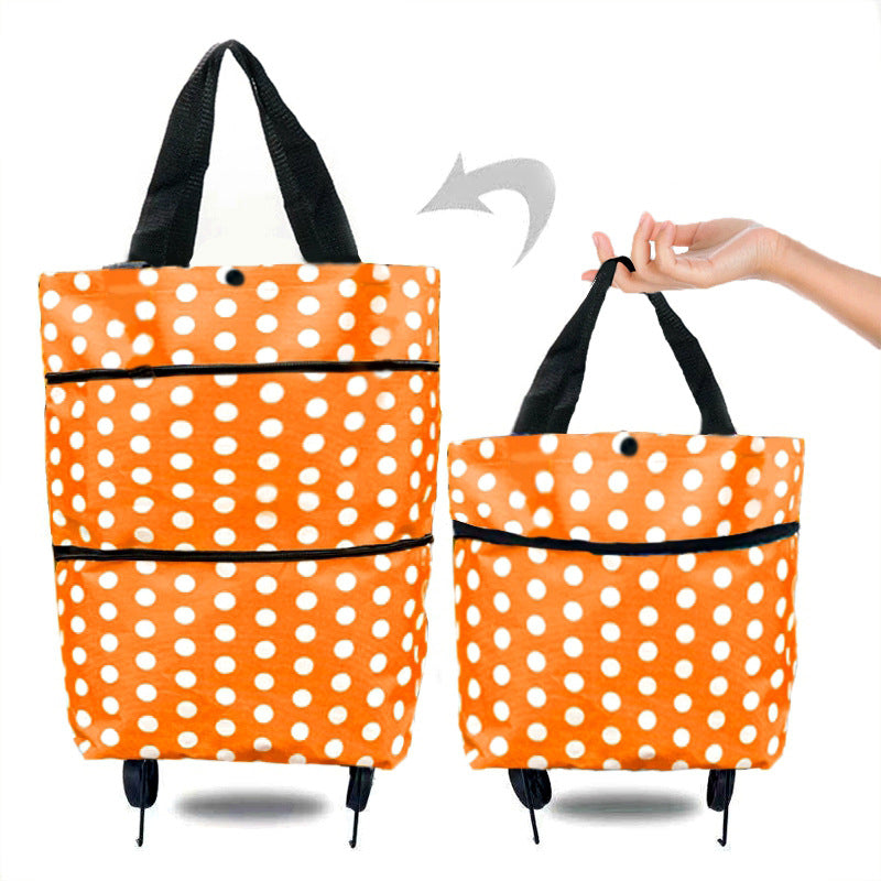 🛒 Carrito de compras plegable 2 en 1 – Tu aliado ligero y multifunción 🛍️✨