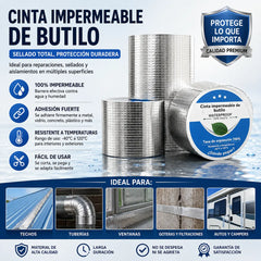 🛠️🔥【5 cm x 5 m】🔥Cinta impermeable para reparar fugas, multiusos