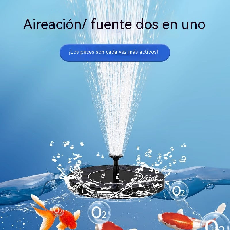 💥Fuente de agua alimentada por energía solar