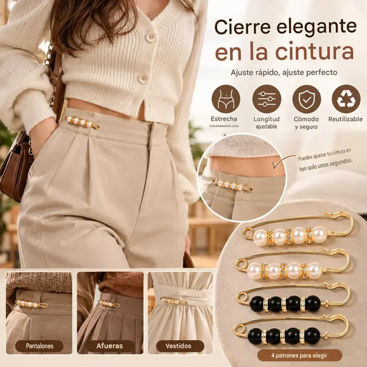 ✨【Conjunto de 13 piezas】🌸Conjunto de broches de perlas: decorativos para cárdigans y vestidos