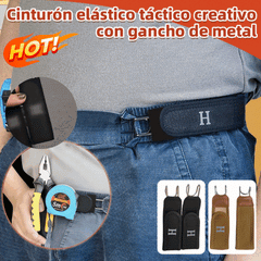 🔥Cinturón ajustable y cómodo con hebilla de velcro universal elástica.